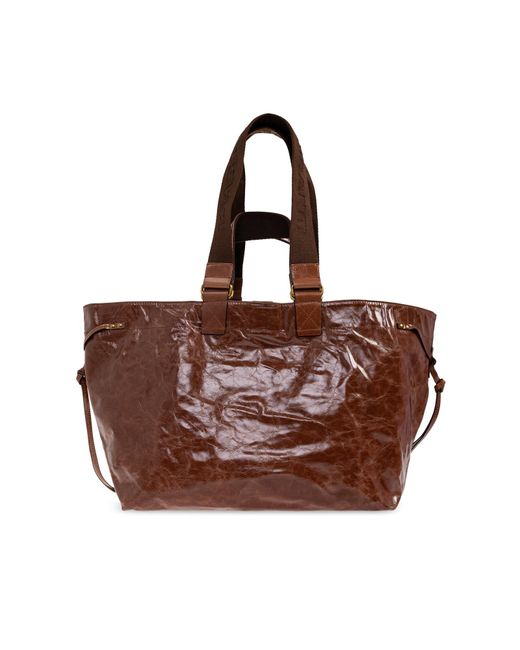 Isabel Marant Brown "Wardy" Shopper Bag