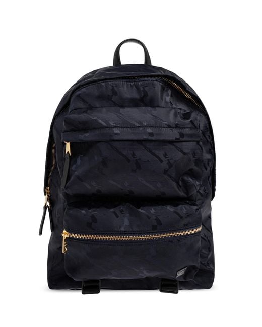 Paul Smith Blue Backpack With Logo Patch for men