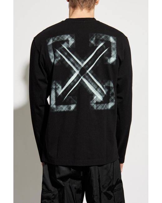 Off-White c/o Virgil Abloh Black Off- Printed T-Shirt for men