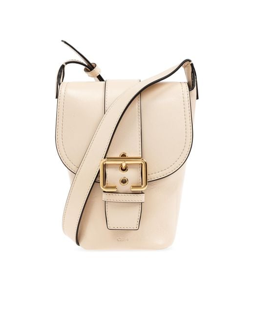 Chloé Natural Shoulder Bag Camera Mini