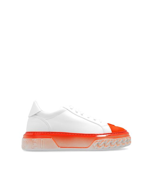 Casadei Red 'off Road' Sneakers,