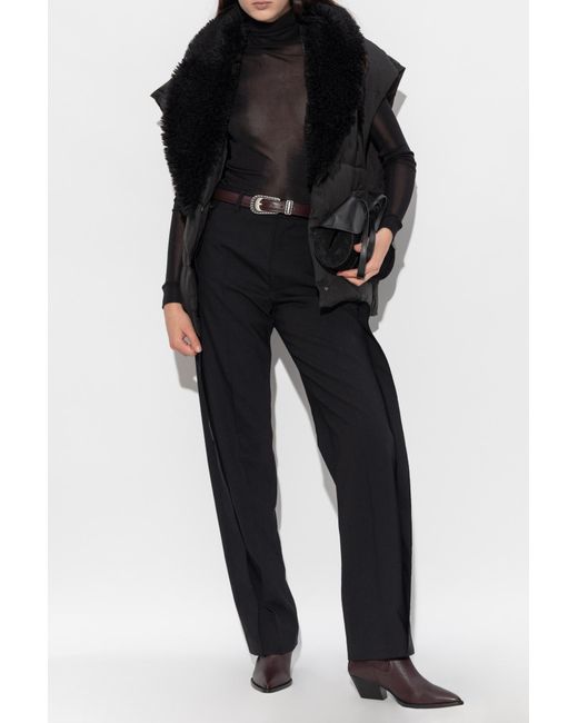 IRO Black Down Vest 'Koraly'