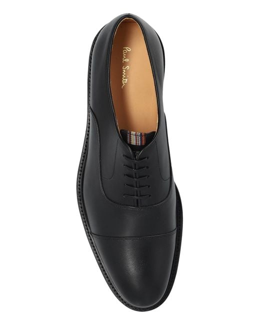 Paul Smith Black Leather Shoes for men