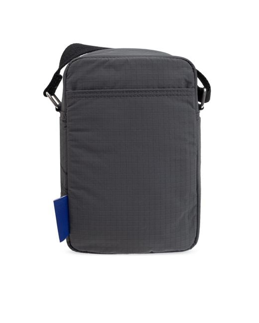 Burberry Gray Shoulder Bag With Logo for men