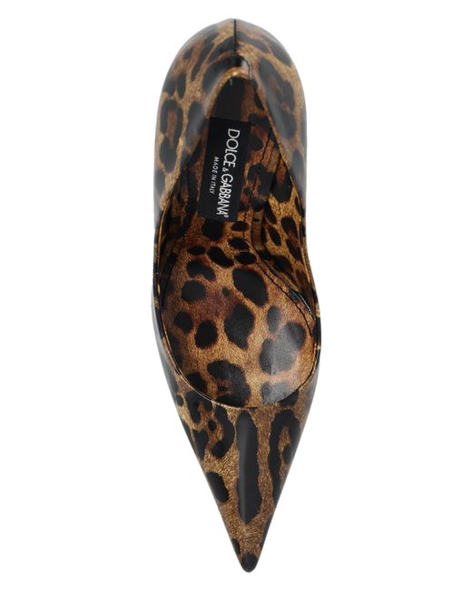 Dolce & Gabbana White Patterned Pumps