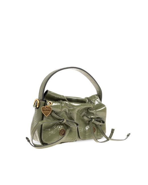 Acne Green 'Micro' Hand Bag
