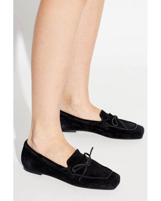 Aeyde Black 'Jasper' Leather Shoes