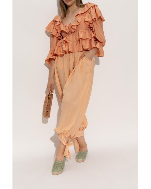 Chloé Green Espadrilles 'Isla'
