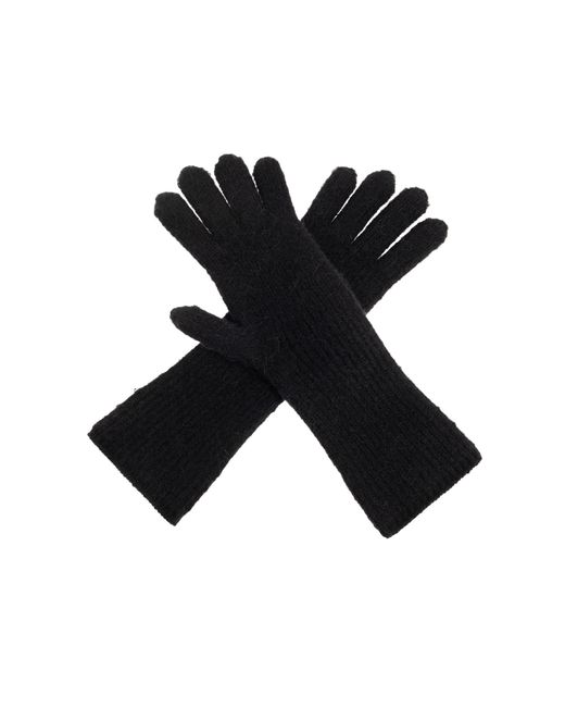 Jacquemus Black Woolen Gloves