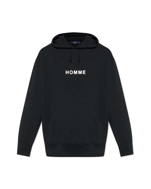 Comme des Garçons Black Hoodie for men