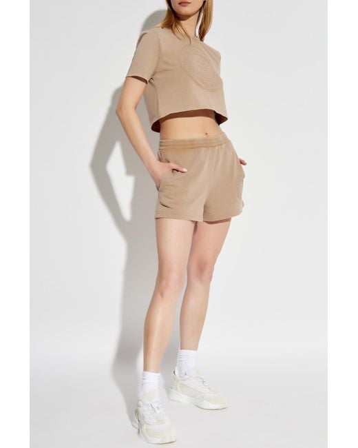 Fendi Natural T-Shirt With Logo