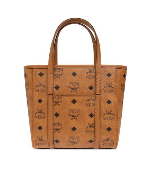MCM Brown Handbag With Monogram