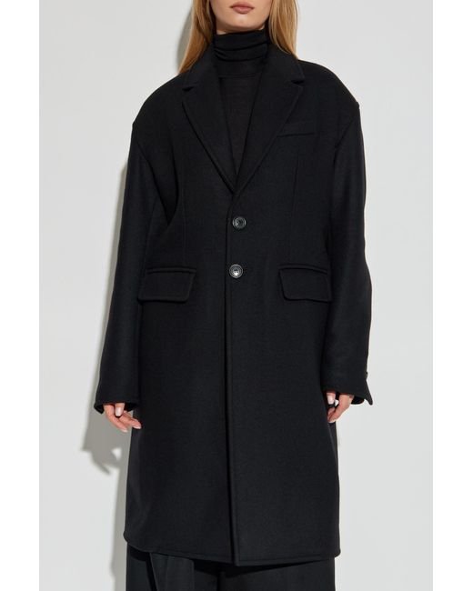 DSquared² Black Wool Coat