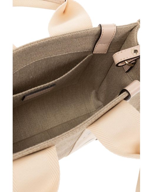 Chloé Natural 'Woody Small' Shoulder Bag