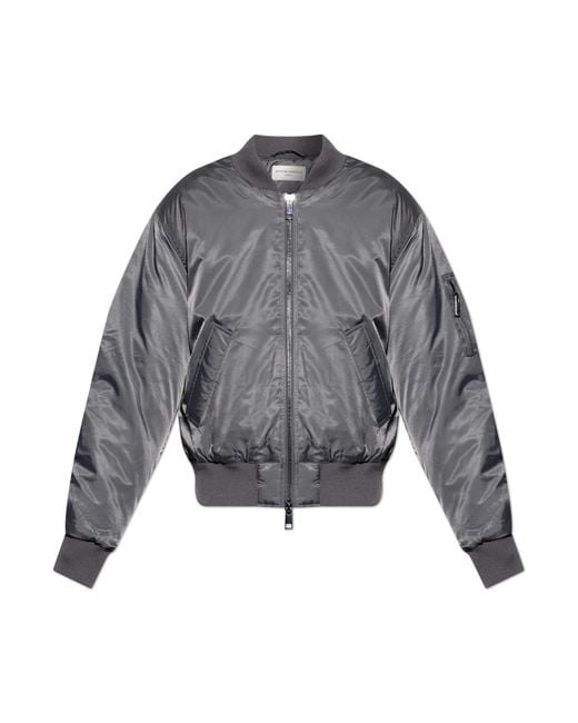 Officine Generale Gray 'Bomber' Type Jacket for men