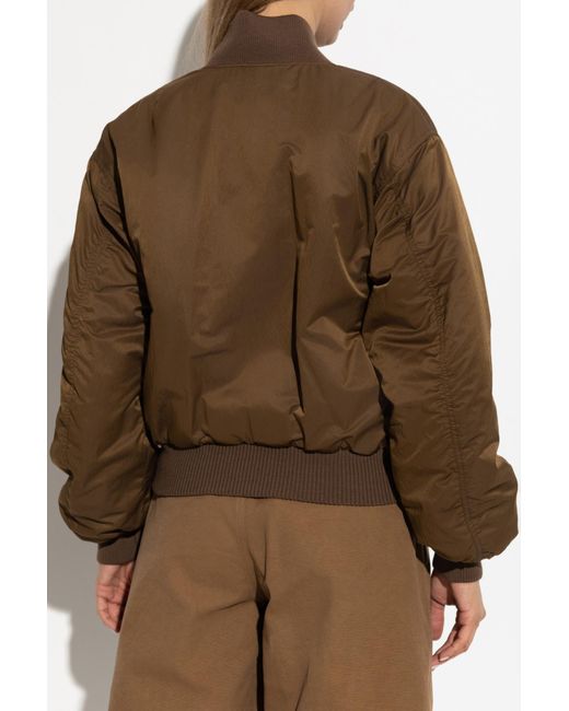 Chloé Brown Bomber Jacket