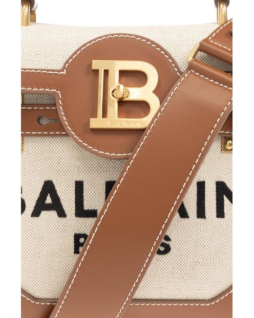 Balmain Natural 'b-buzz 23' Shoulder Bag,