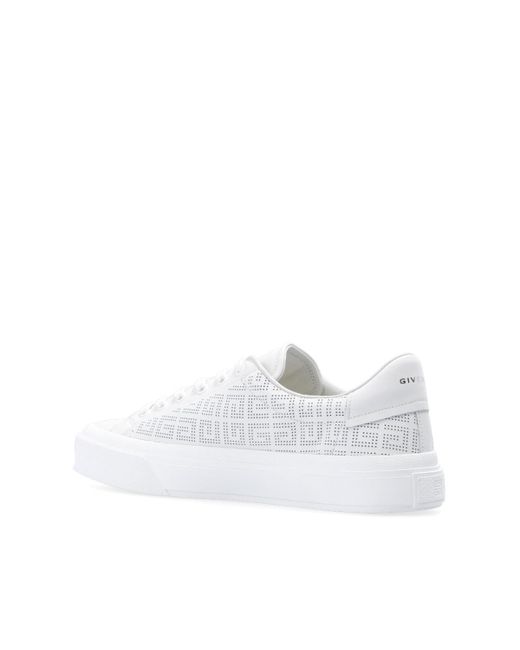 Givenchy Leather 'city Court' Sneakers in White for Men | Lyst