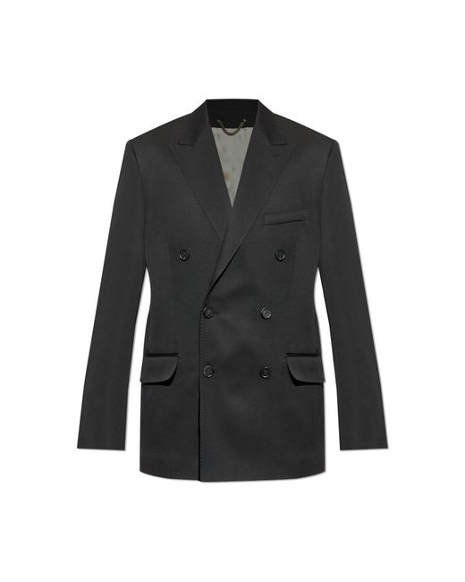 Golden Goose Deluxe Brand Black Wool Blazer for men