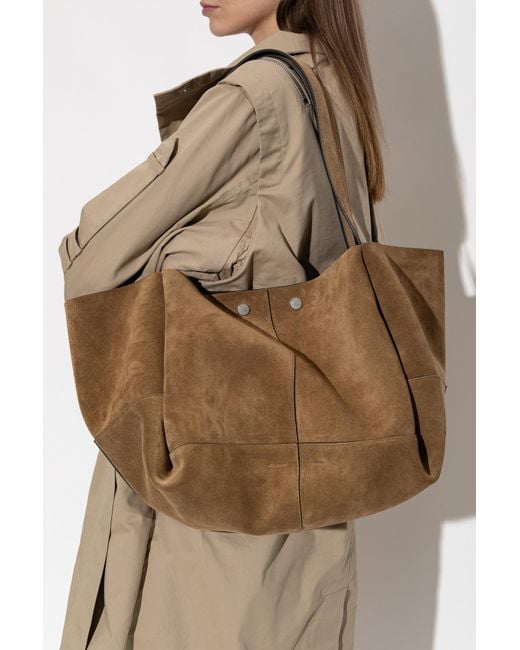 AllSaints Brown Suede Bag "Rosalie"
