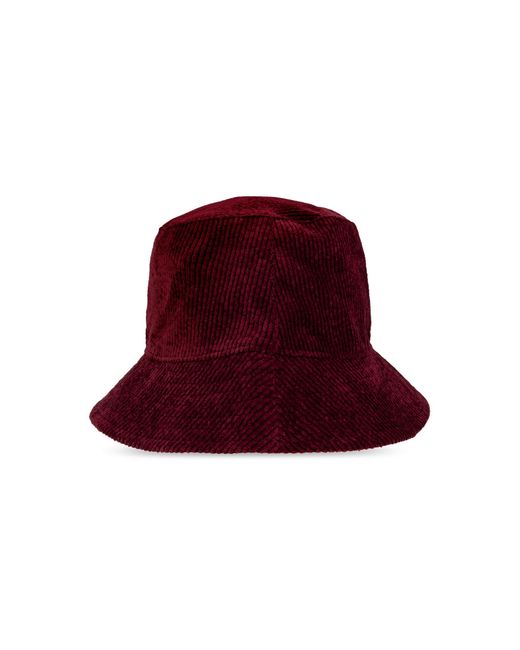 Moschino Red Reversible Hat