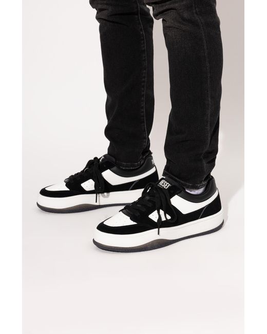 DIESEL Black 'S-D-Long Low' Sports Shoes for men