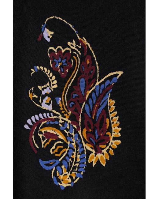 Etro Black Silk Kimono