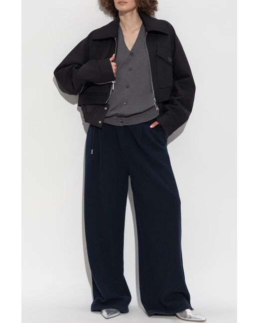 DSquared² Gray Wool Cardigan