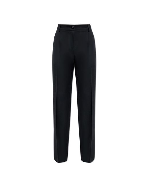 Dolce & Gabbana Black Wool Trousers
