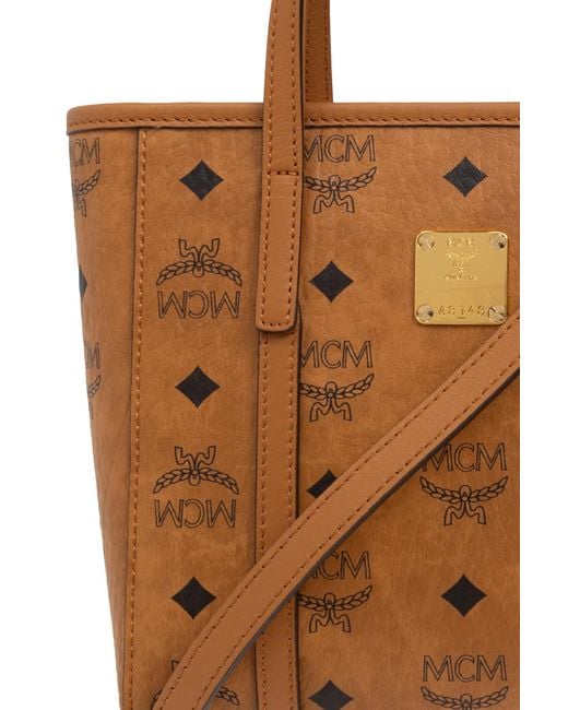 MCM Brown Handbag With Monogram