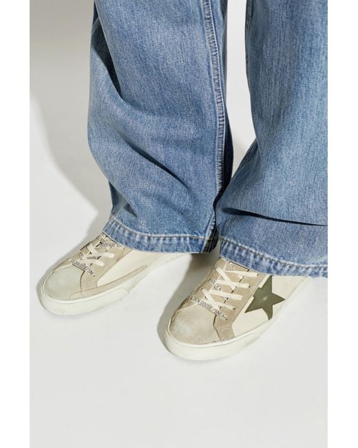 Golden Goose Deluxe Brand Brown 'Super-Star' Sports Shoes for men