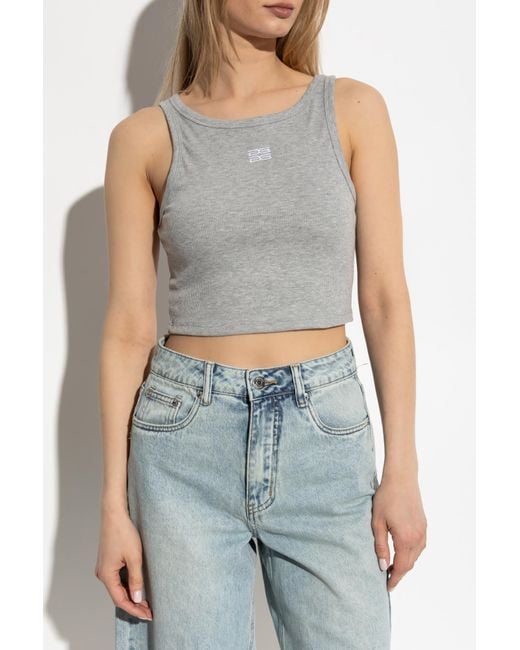 Gestuz Gray Top Gzdrew