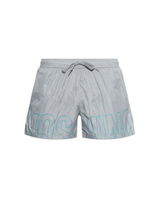 Moschino Blue Swim Shorts for men