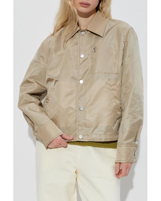 AMI White Jacket With Pockets