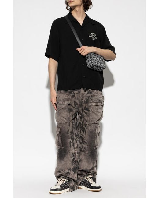 Amiri Black Shirt With Logo for men