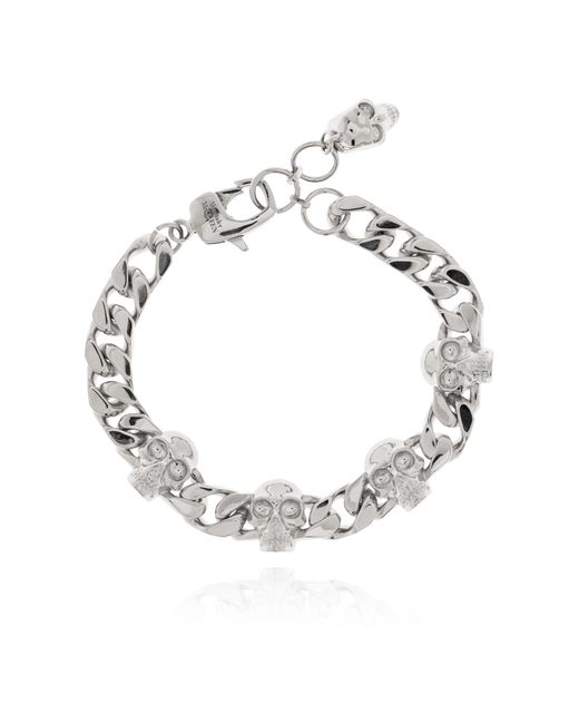 McQueen Metallic Brass Bracelet for men