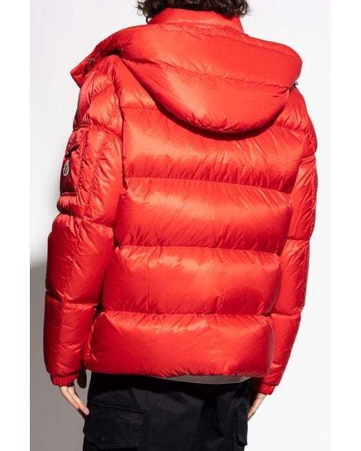 Moncler Red Down Jacket "Couyere" for men