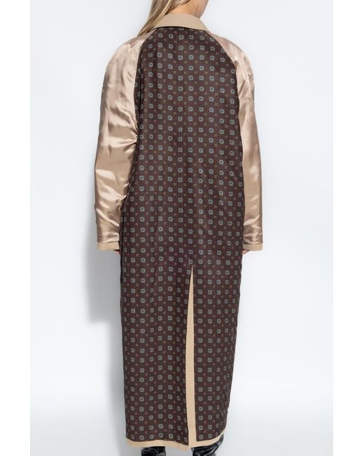 Moschino Natural Reversible Coat