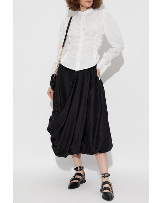 AllSaints Black Skirt 'Nia'
