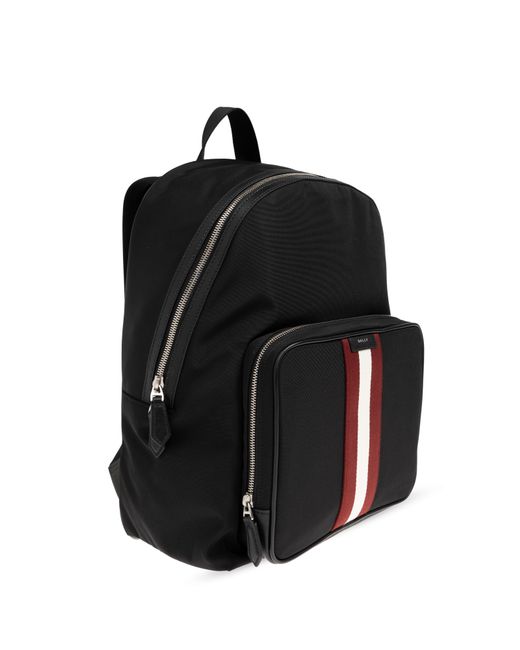 Bally Black Backpack 'Code' for men