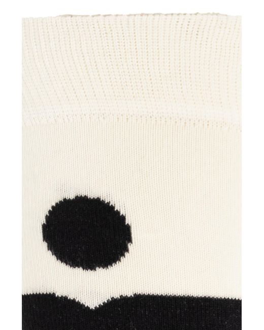 Isabel Marant White Socks "Nesson"