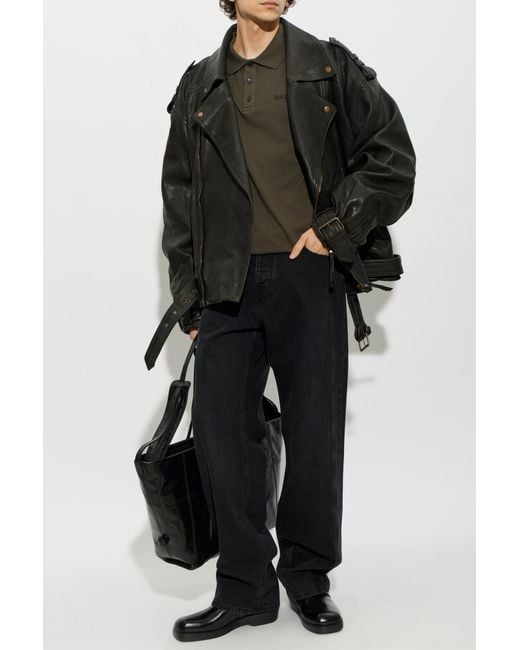 Balmain Black "Loose" Jeans for men