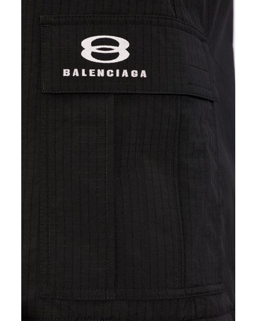 Balenciaga Black Cargo Trousers, for men