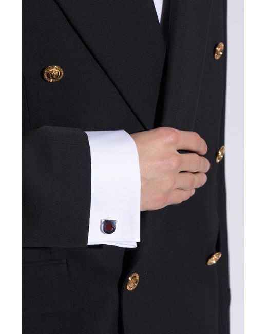 Ferragamo Metallic Cufflinks for men