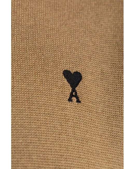 AMI Natural Wool Turtleneck