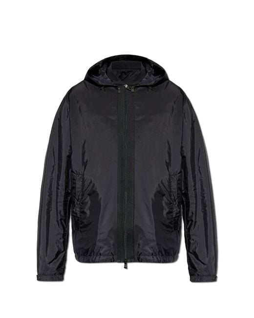 Moncler Black Jacket Sarrans for men