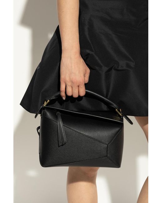 Loewe Black Handbag 'Puzzle Small'