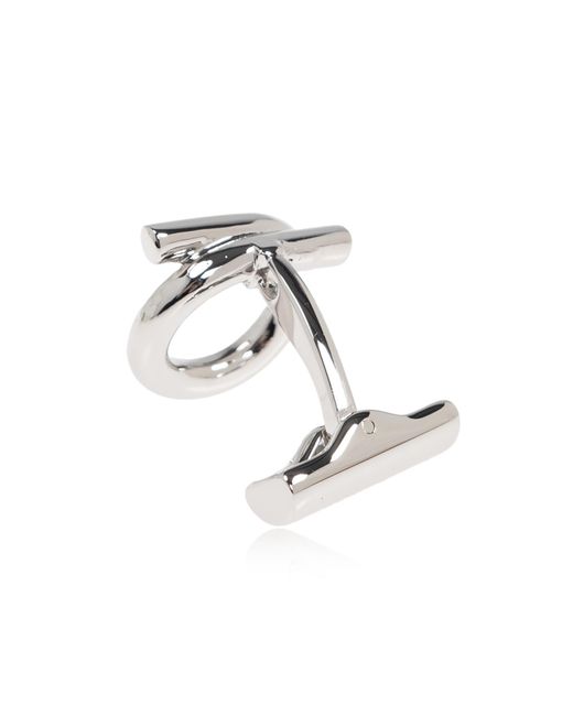 Ferragamo Metallic Cufflinks for men