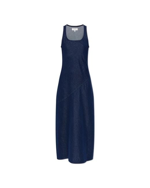 Rag & Bone Blue Denim Dress With Straps