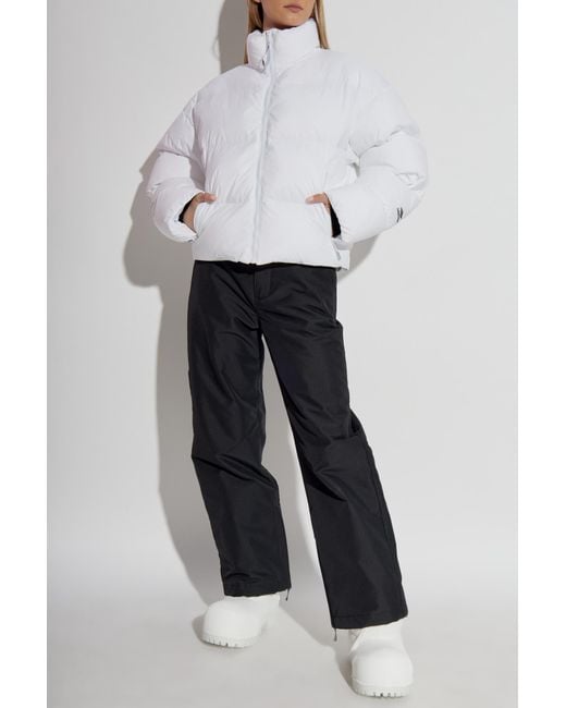Balenciaga Women's White Padded Jacket From The Skiwear Collection
